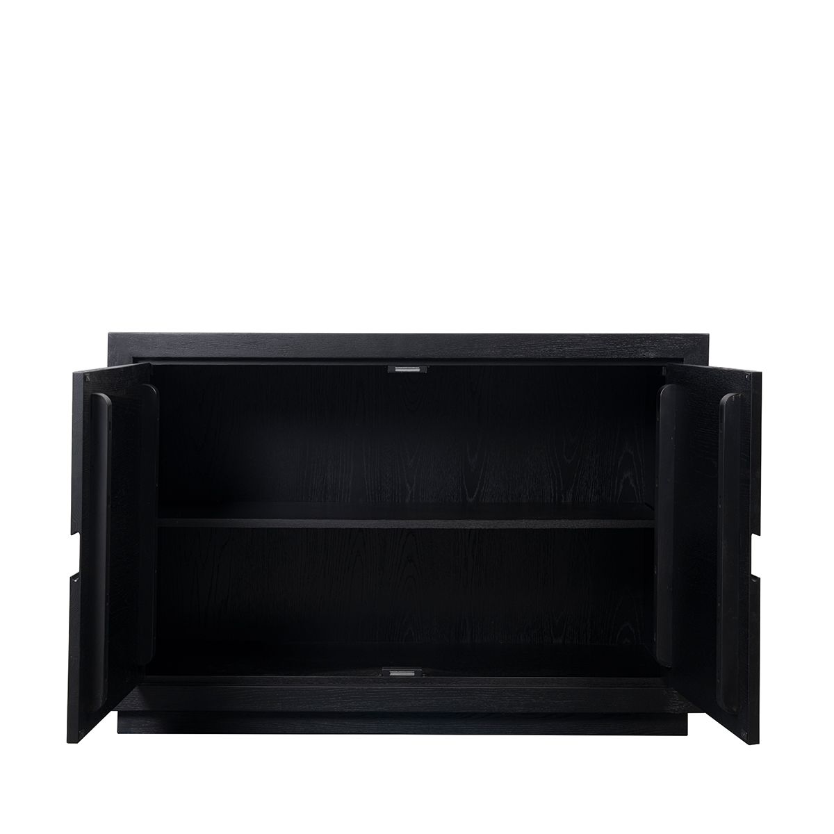 Geilo skjenk 2 dører (sort eik - 120x40x80)