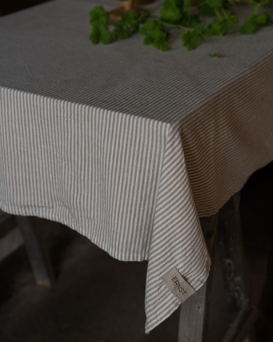 Duk Beige/Hvit 