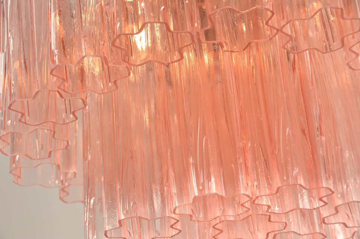 Sezane Chandelier 2 lag (ø49) rosa / sort