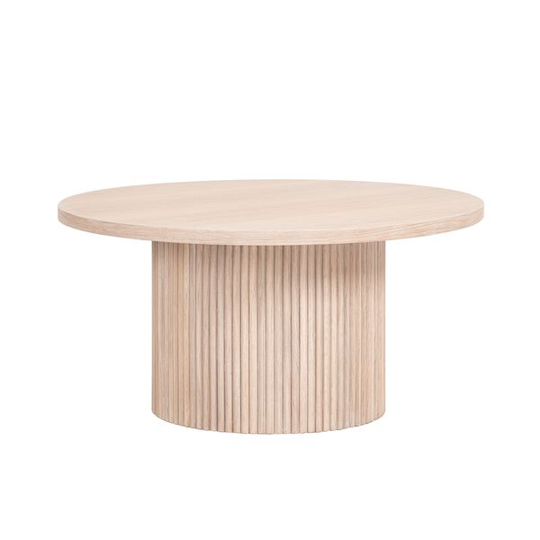 Hovedbilde Noor sofabord ø80 (hvitvasket eik)