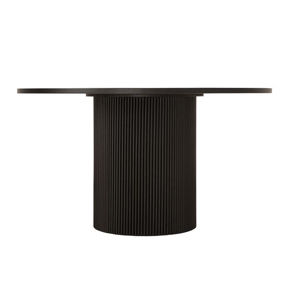 Hovedbilde Noor rundt spisebord ø120 (sort eik)