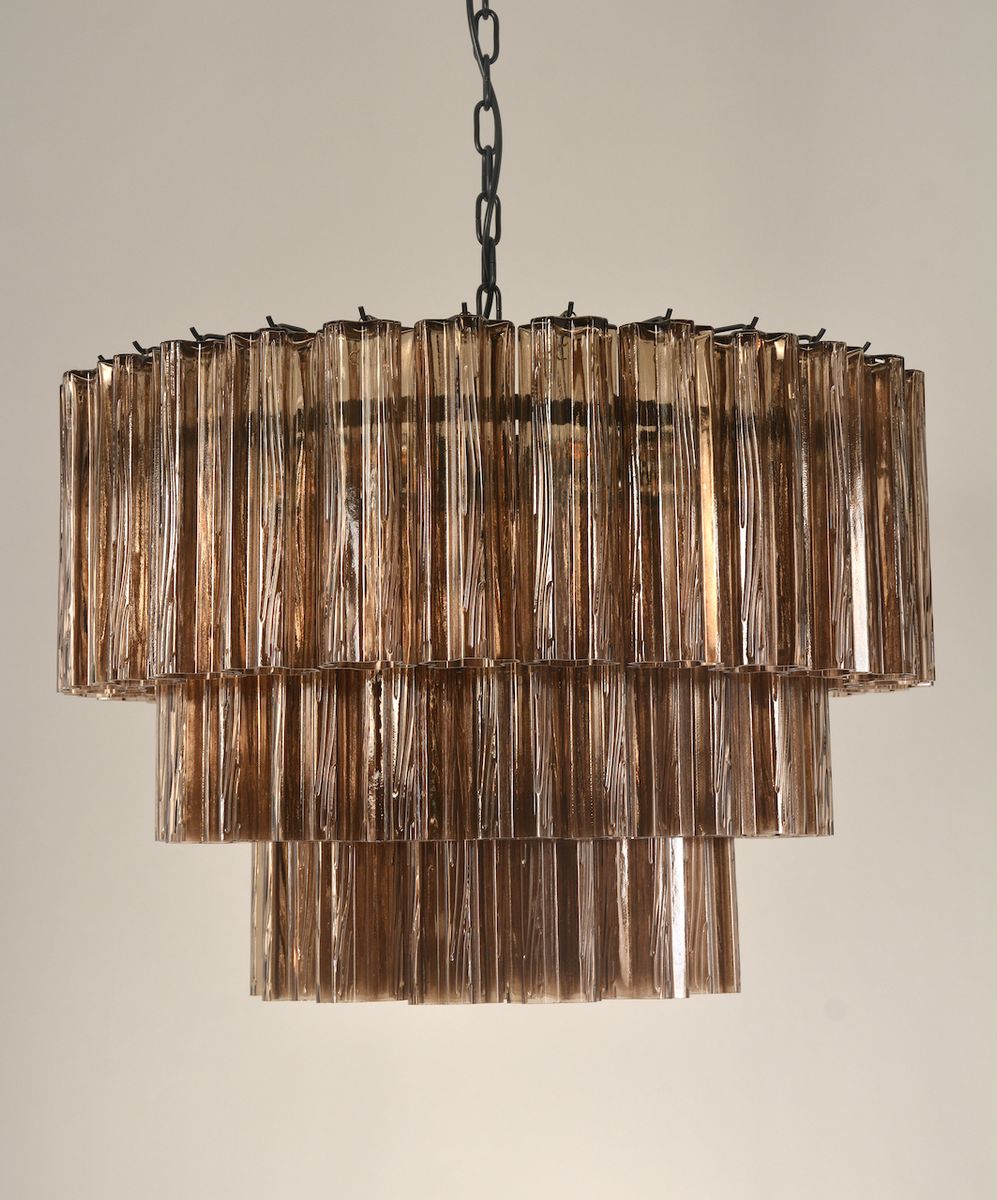 Sezane Chandelier 3 lag (ø72) smoked (brun) / sort